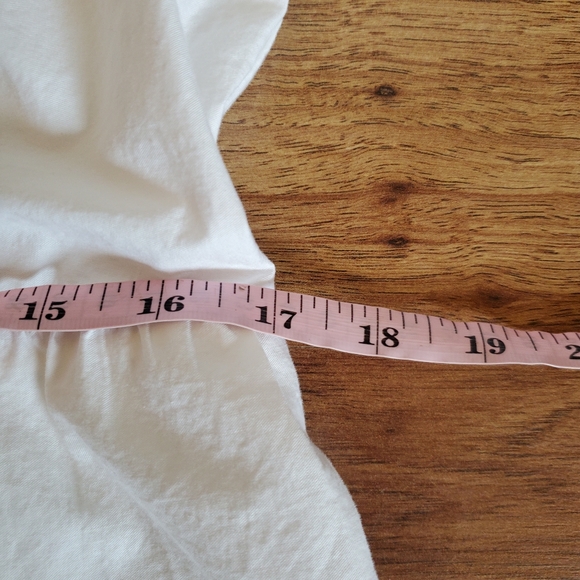 Old Navy Size Small White Eyelet Knee Length Dress - Picture 6 of 7